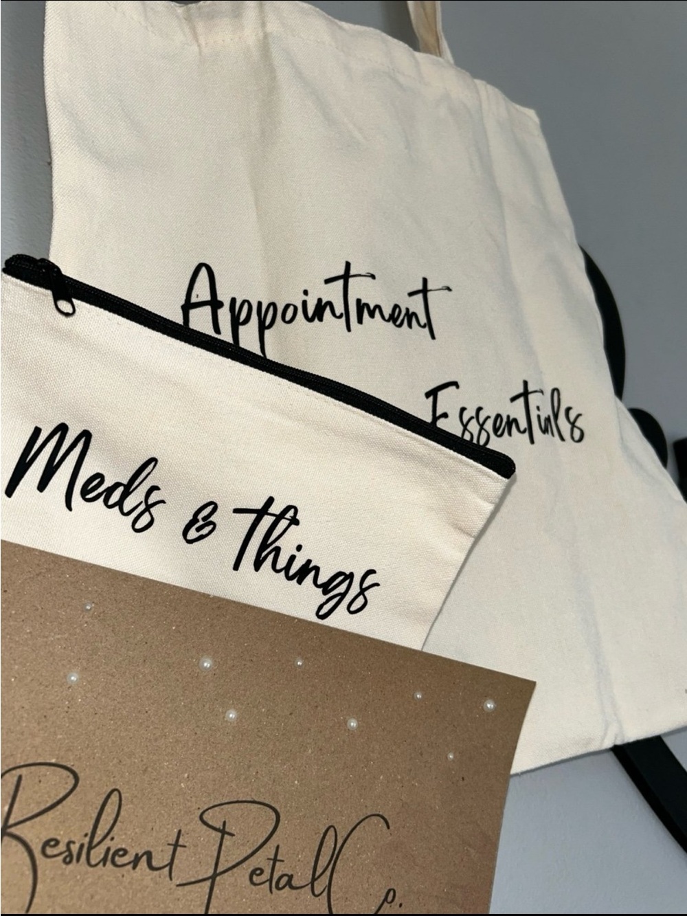 Bag for chemotherapy or appointment with small pouch for medications - Picture 2 of 2